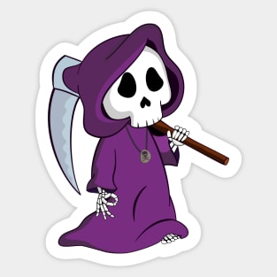 Circle Game Grim Reaper Sticker